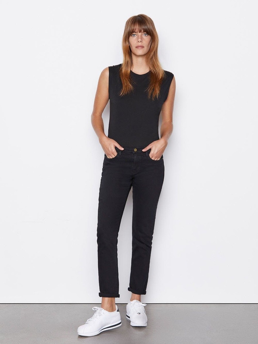 Women FRAME Jeans | Le Garcon Girlfriend Jean Noir