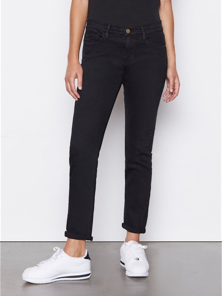 Women FRAME Jeans | Le Garcon Girlfriend Jean Noir