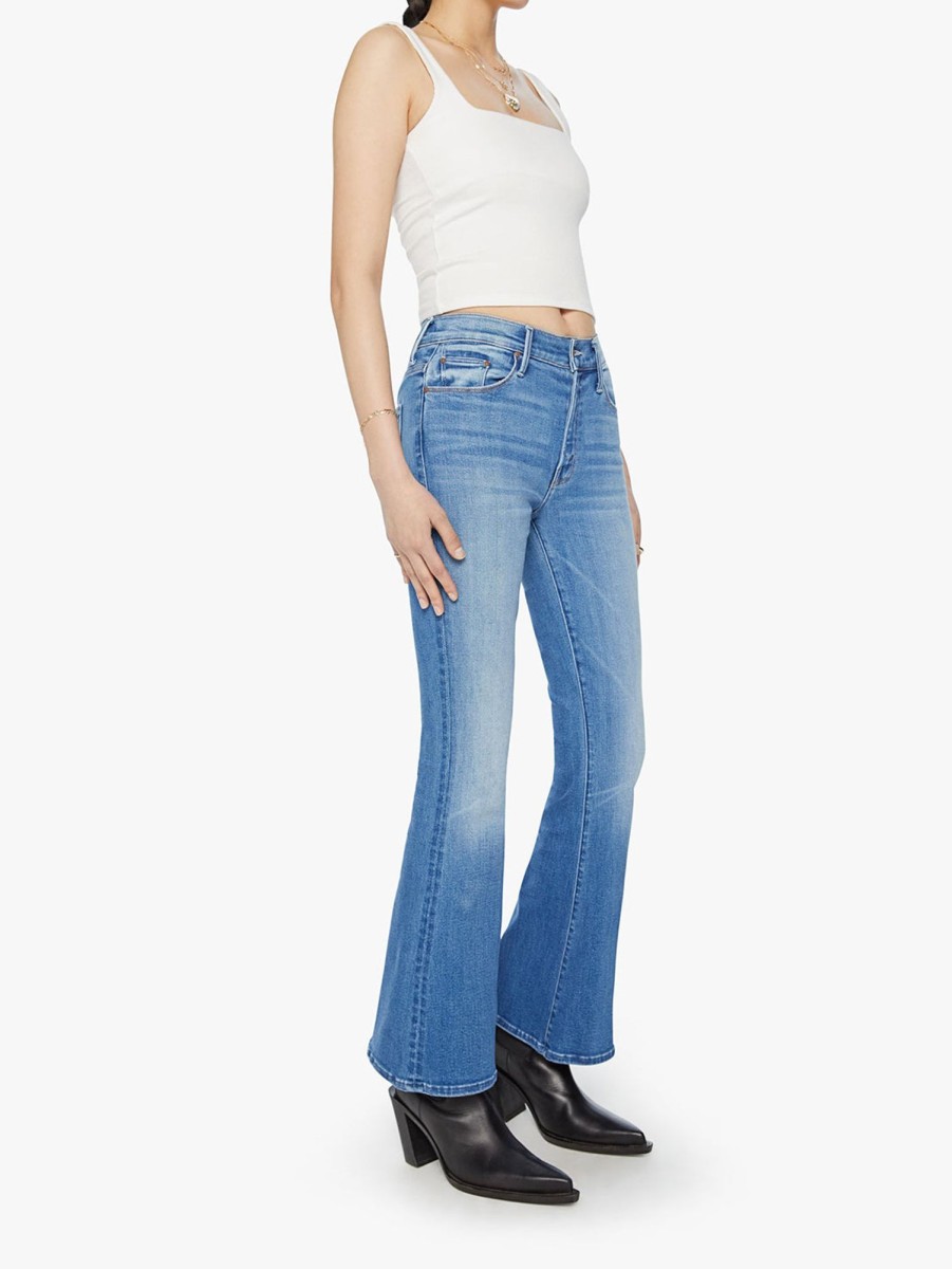 Women Mother Jeans | Weekender Fray Bootcut Jean - Layover Lyr