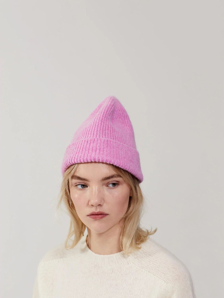 Men LE BONNET Hats | Classic Angora Beanie Taffy