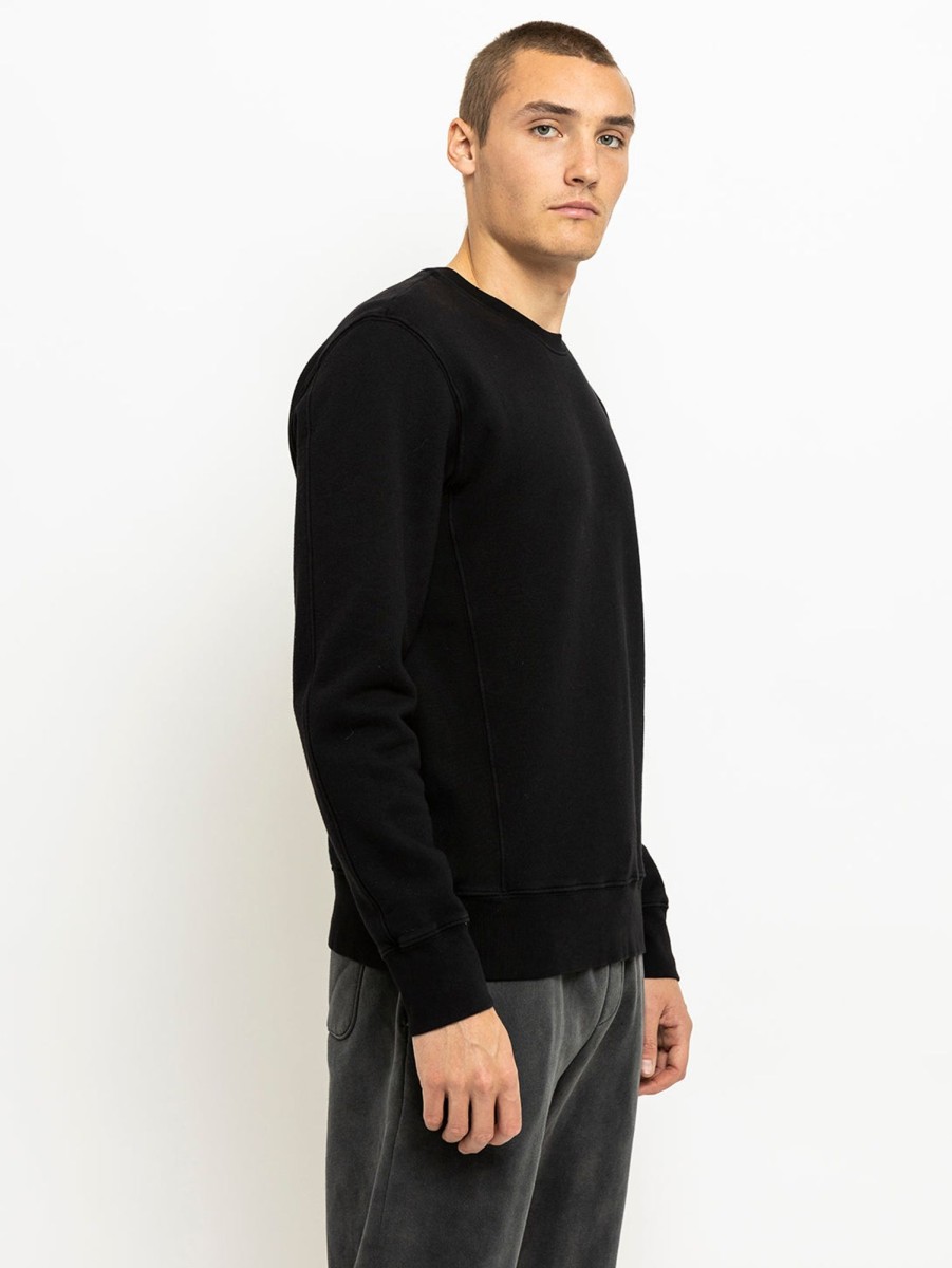 Men FRAME Tops | Long Sleeve Duofold Top Black