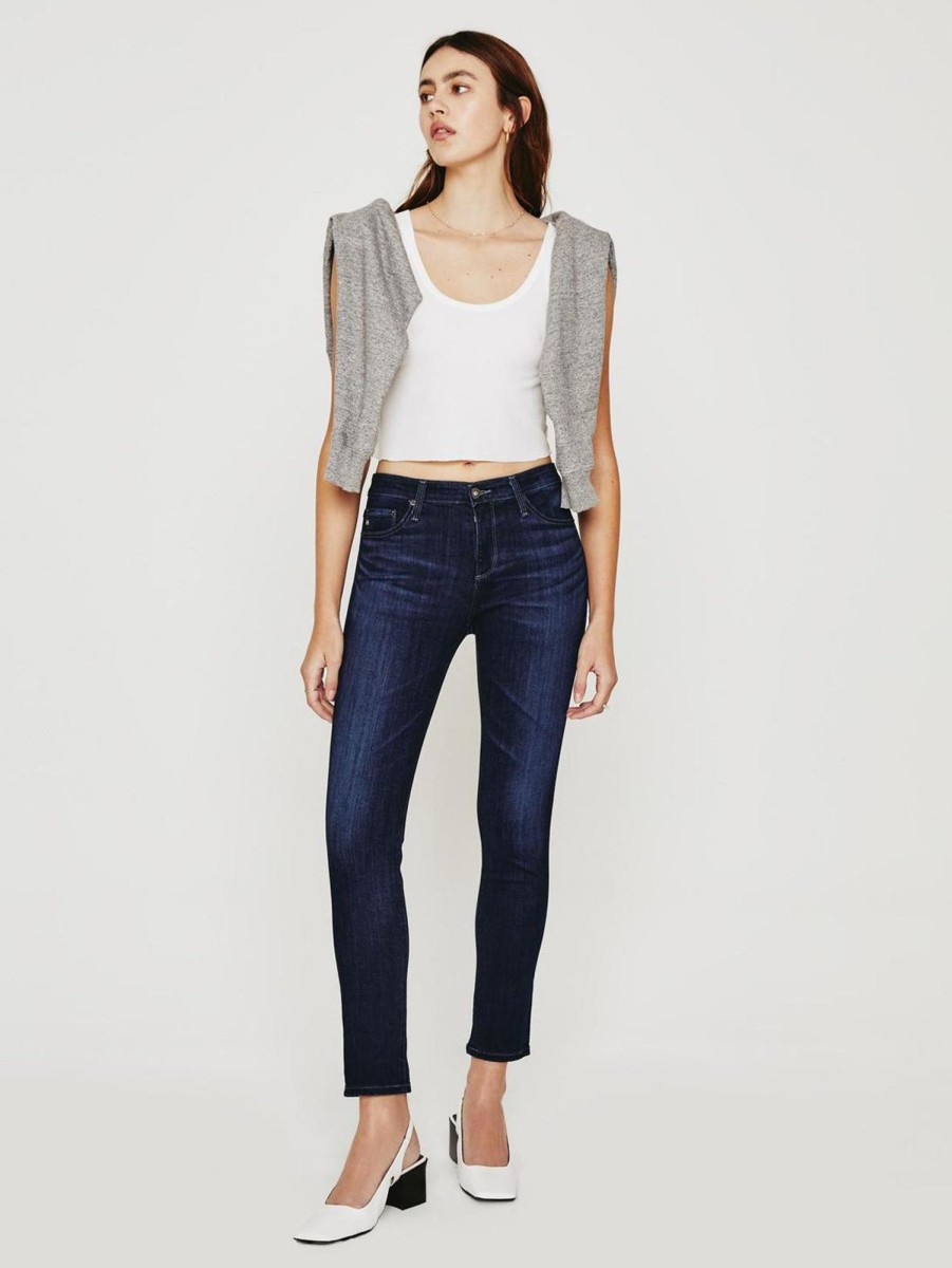 Women AG Jeans Jeans | Prima Mid Rise Cigarette Jean Concord