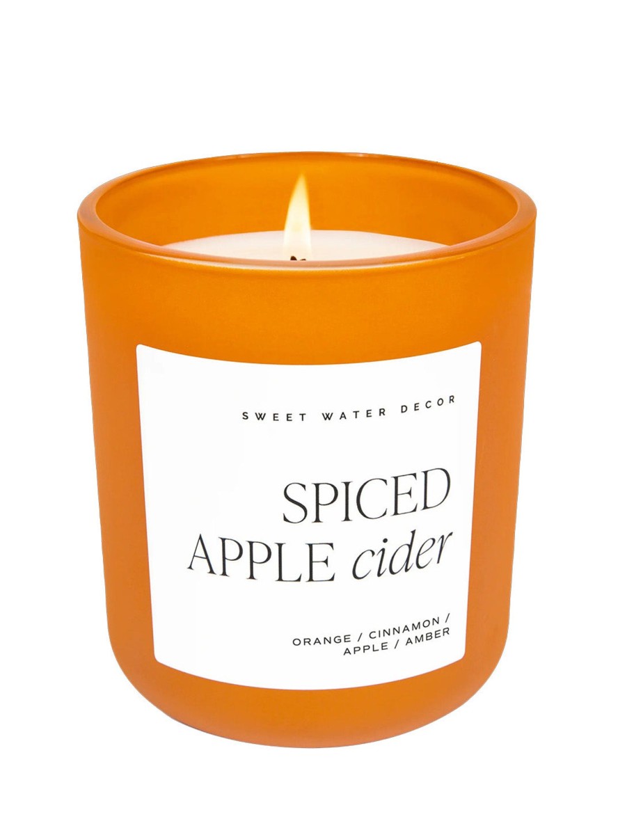 Lifestyle SWEET WATER DECOR Candles | Holiday Orange Jar 15Oz Candle