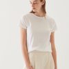 Women Patrick Assaraf T-Shirts | Short Sleeves Crew Tee