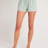 Women Bella Dahl Shorts & Skirts | Frayed Pocket Short Oasis Green