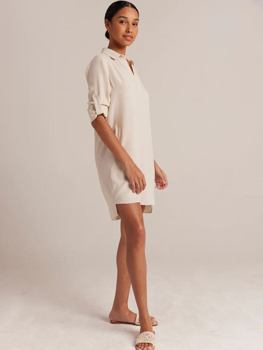 Women Bella Dahl Dresses & Jumpsuits | A-Line Long Sleeve Dress Cliffside