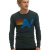 Men AVIATOR NATION Tops | An Thermal Top Charcoal