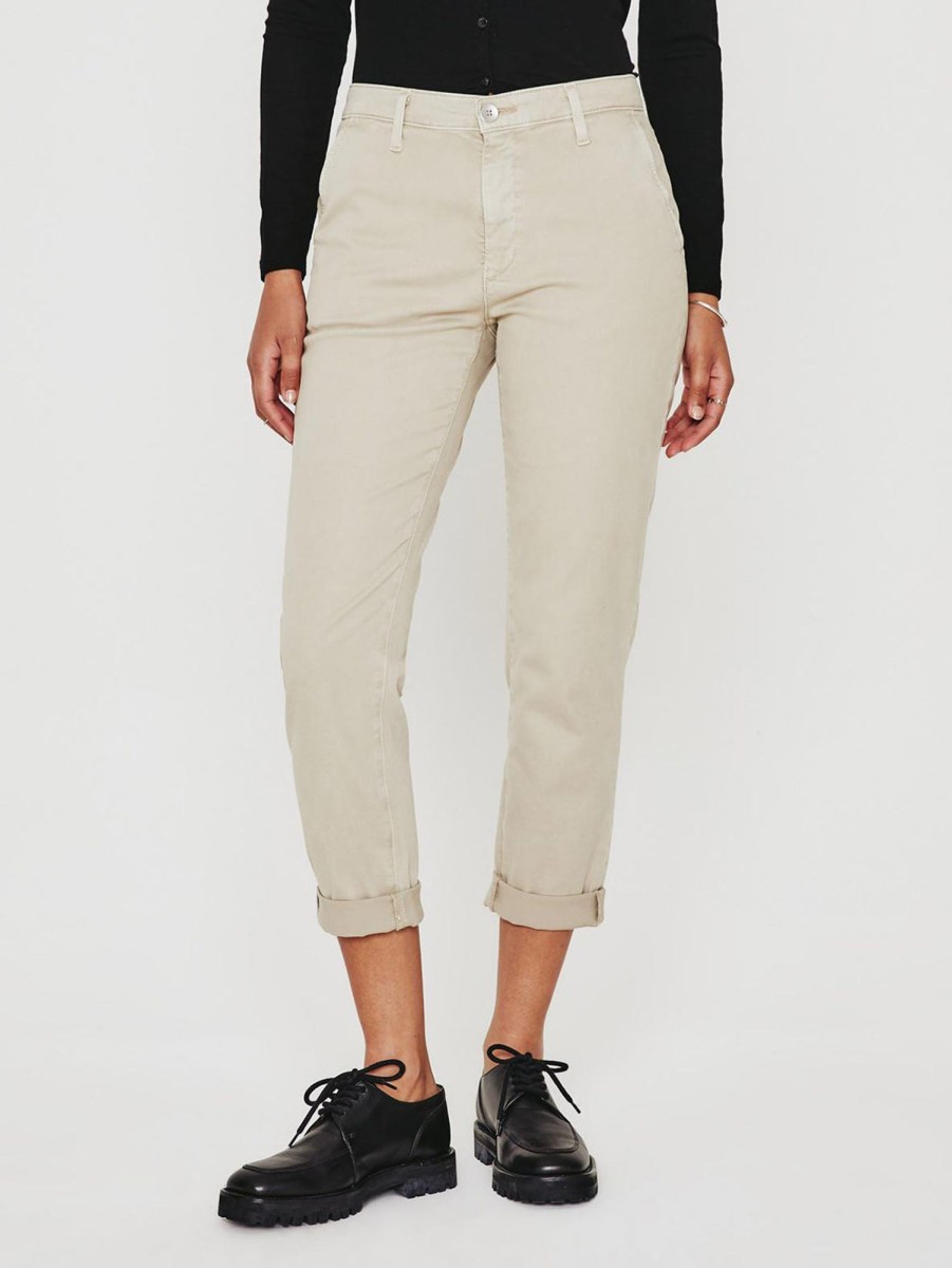 Women AG Jeans Pants | Caden Trouser Dry Dust