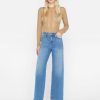 Women FRAME Jeans | Le Slim Palazzo Jean - Drizzle Drzl