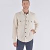 Men HIROSHI KATO Outerwear & Jackets | Avil Shirt Jacket Ivory