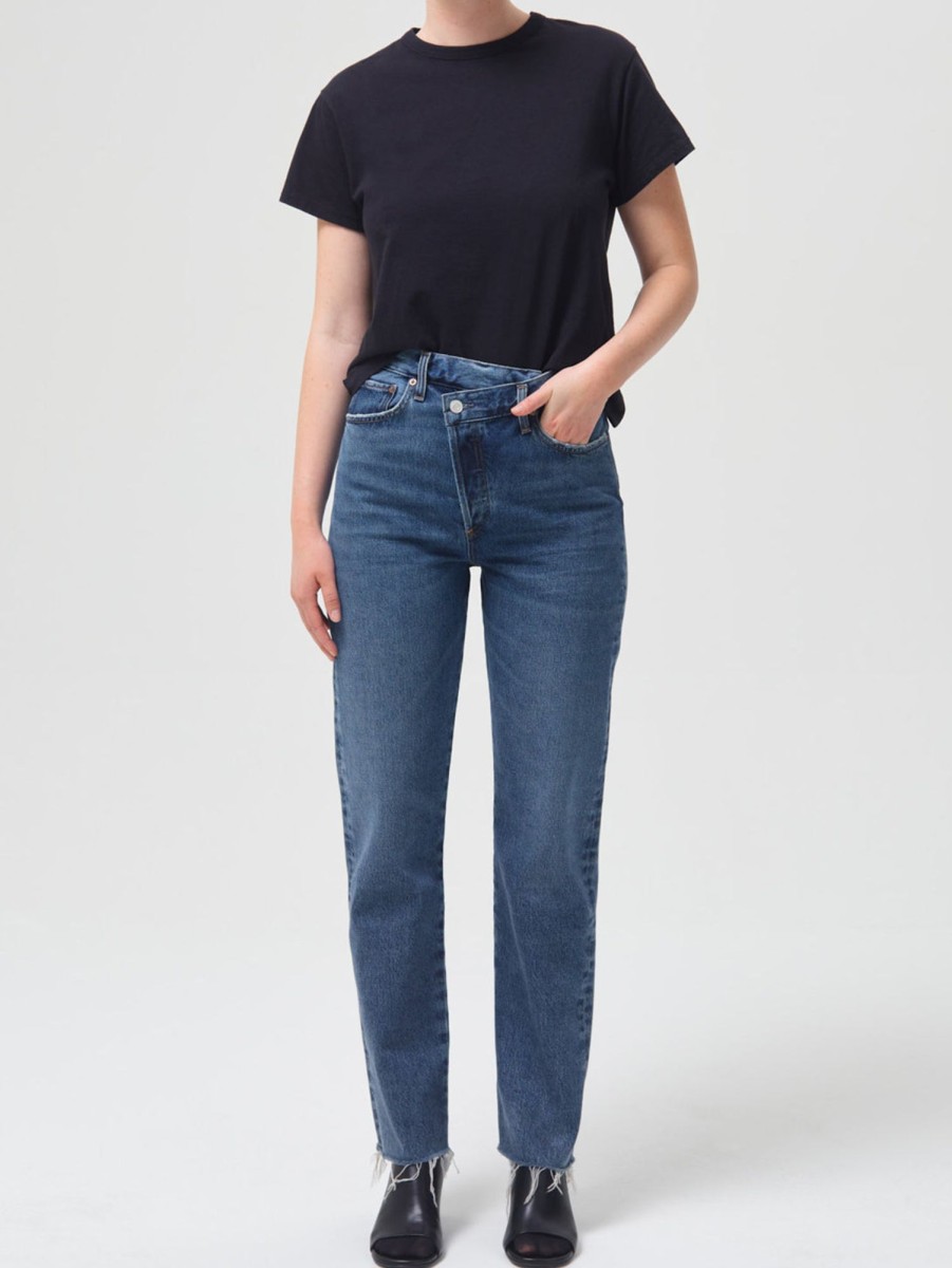 Women AGOLDE Jeans | Criss Cross Straight Jean Range