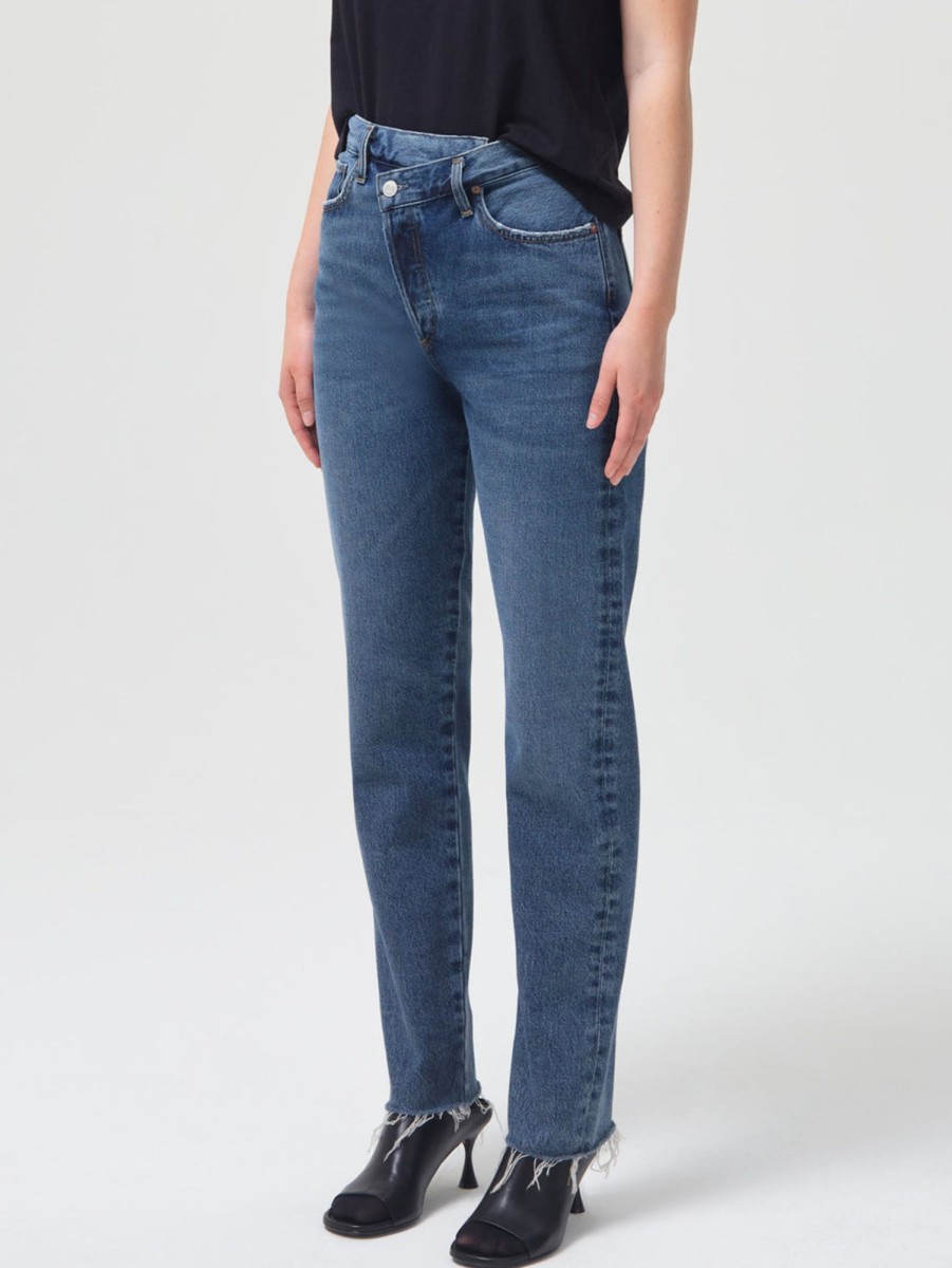 Women AGOLDE Jeans | Criss Cross Straight Jean Range