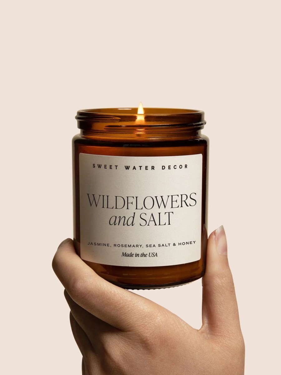 Lifestyle SWEET WATER DECOR Candles | Amber Soy Candle S Wildflower