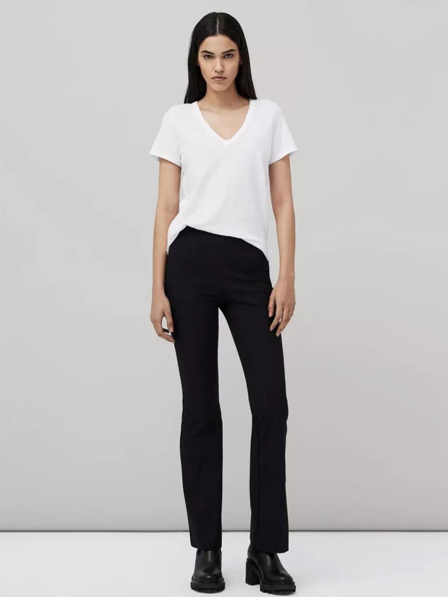 Women RAG + BONE T-Shirts | Slub V-Neck Tee White