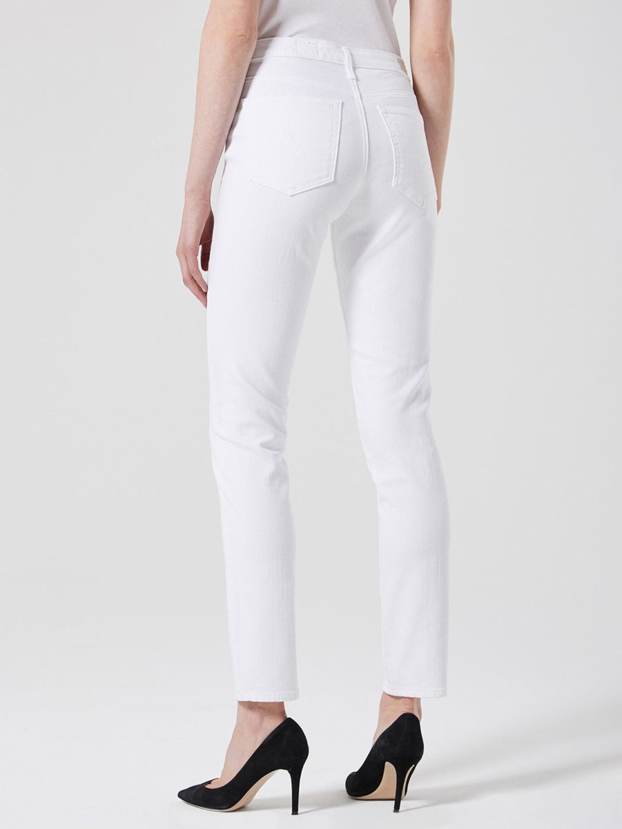 Women AG Jeans Jeans | Mari High Rise Straight Jean White