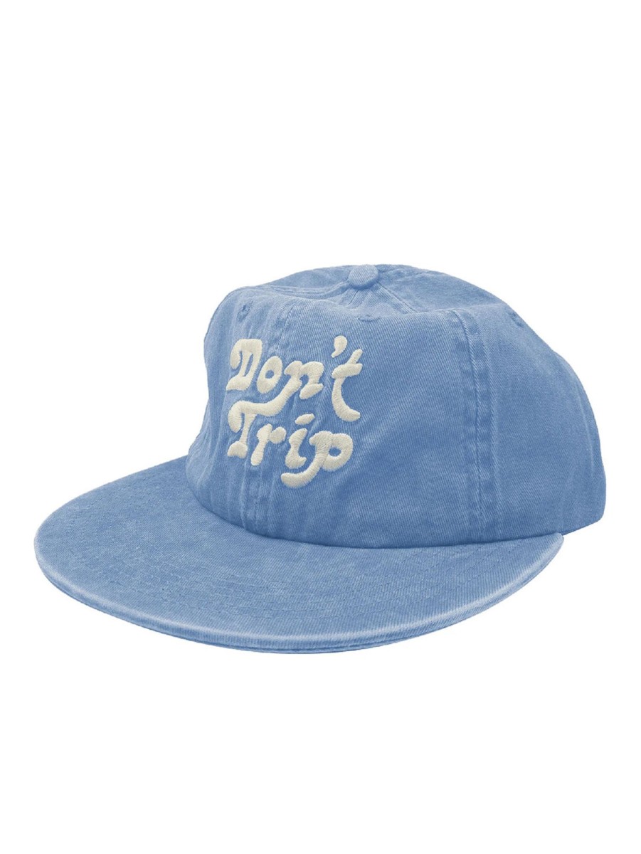 Men Free u0026 Easy Hats | Don'T Trip Washed Hat - Light Blue Lt Blue