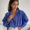 Women CHARLI Shirts | Maya Blouse Jeans Blue