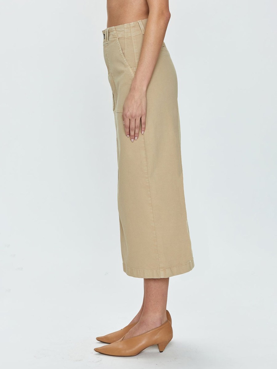 Women PISTOLA Shorts & Skirts | Pamela Utility Skirt Latte