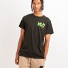 Men PASADENA LEISURE CLUB T-Shirts | Lo-Fi Crew Neck Bone Tee Faded Black