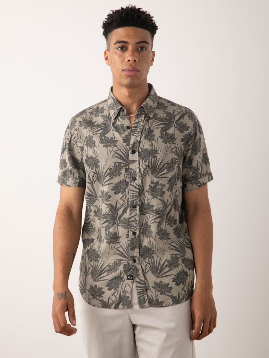 Men Rails Shirts & Polos | Carson Short Sleeve Shirt - Jungle Foliage Olive Jungle F Olive