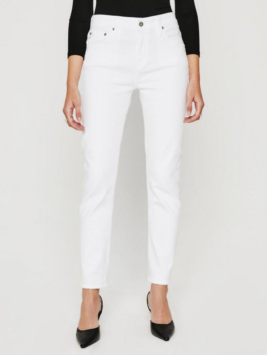 Women AG Jeans Jeans | Ex-Boyfriend Slim Straight Jean 1 Yr White