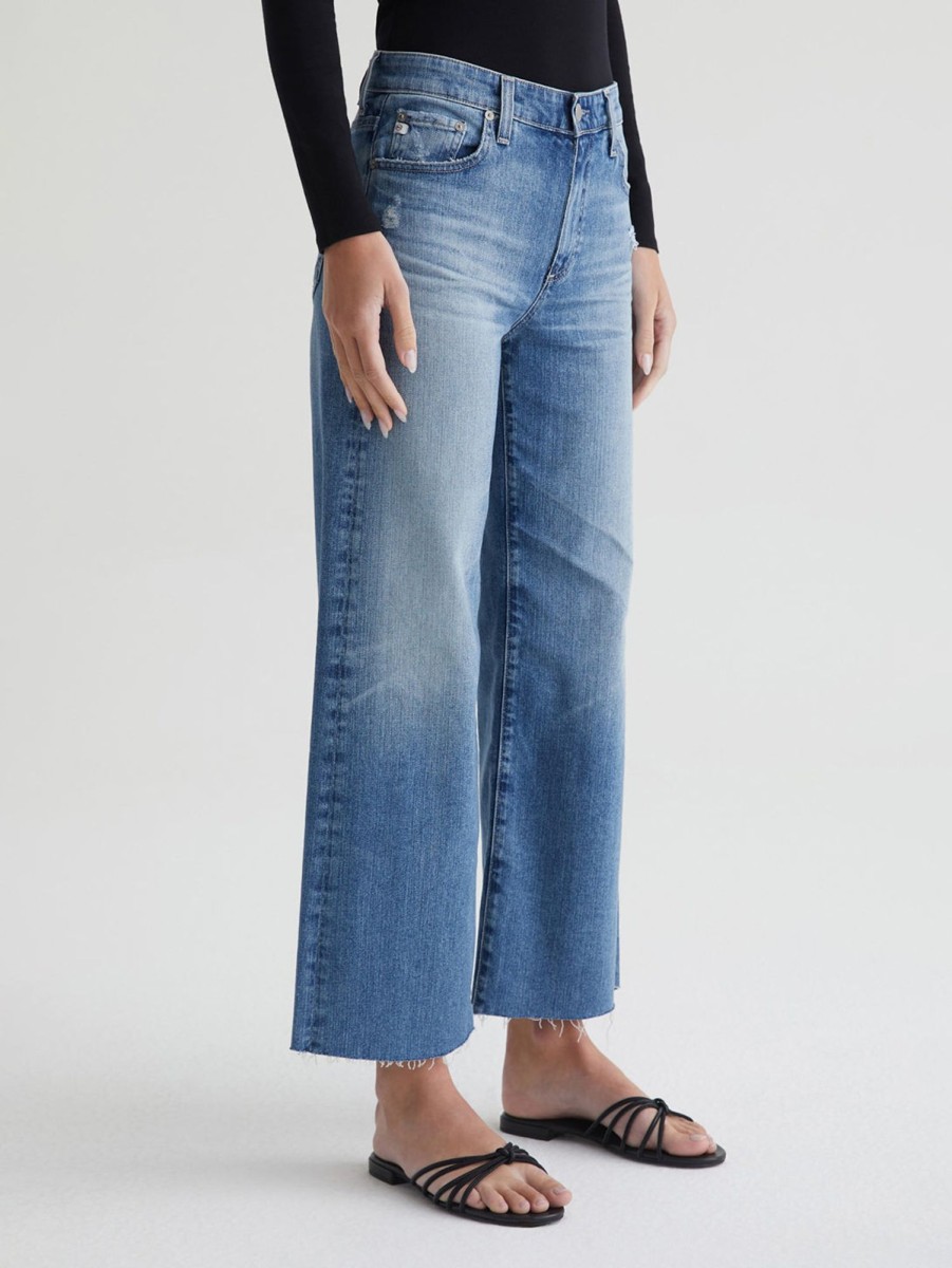 Women AG Jeans Jeans | Saige Wide Crop Jean - 17 Years Wilshire 17Y Wilshire