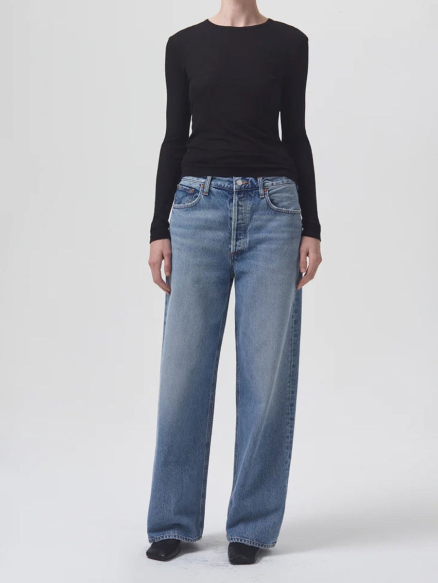 Women AGOLDE Jeans | Low Slung Baggy Jean Libertine