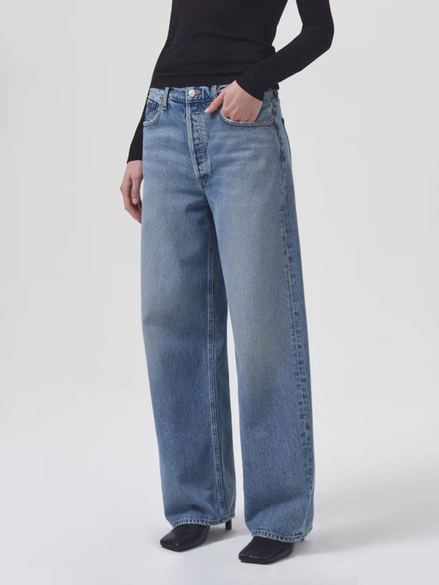 Women AGOLDE Jeans | Low Slung Baggy Jean Libertine