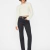 Women FRAME Jeans | Le Super High Straight Jean - Black Finn Bkfn