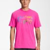 Men The North Face T-Shirts | Pride T-Shirt Pink Glo