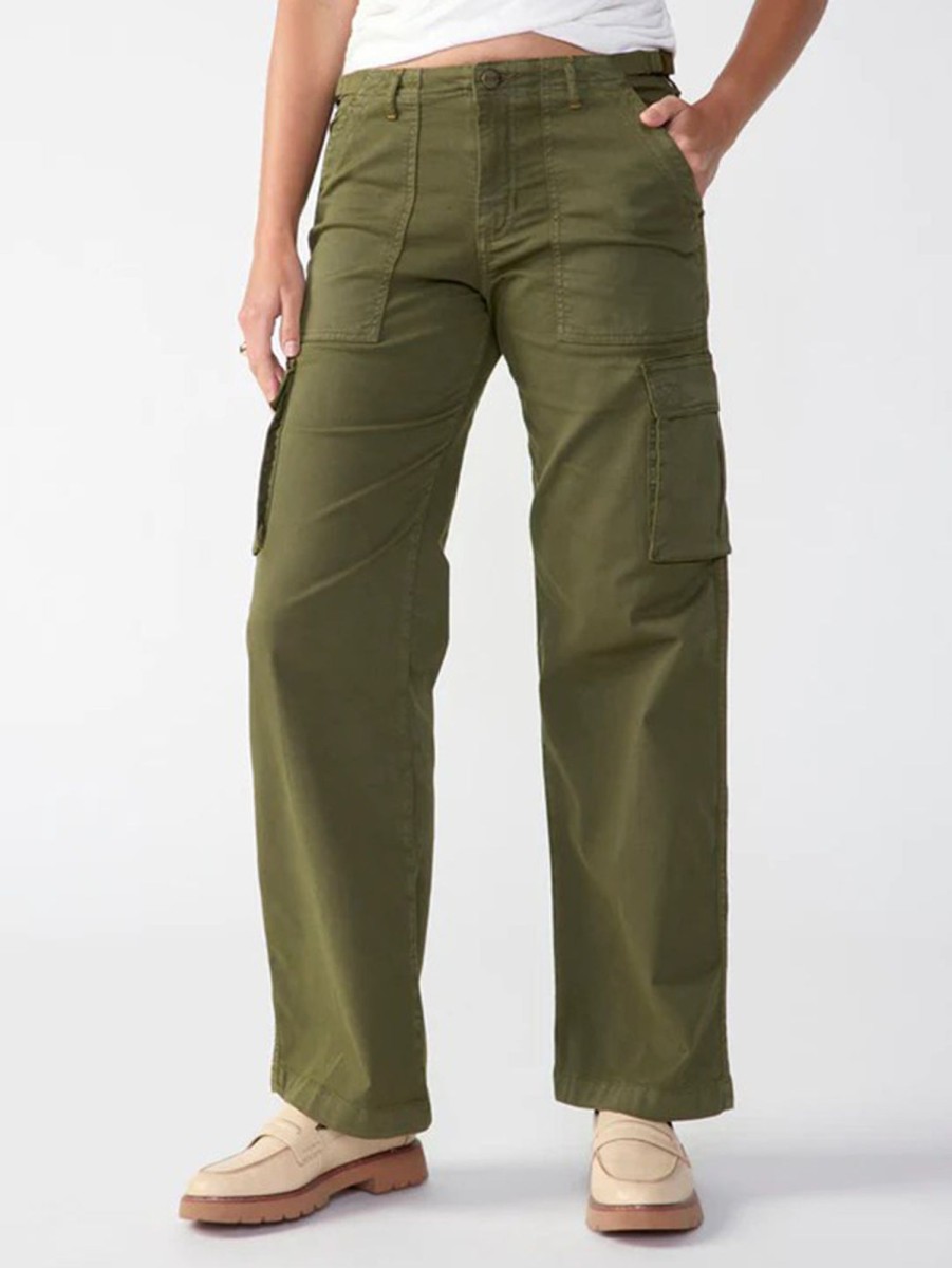 Women Sanctuary Pants | Reissue Cargo Pant Mossy Green