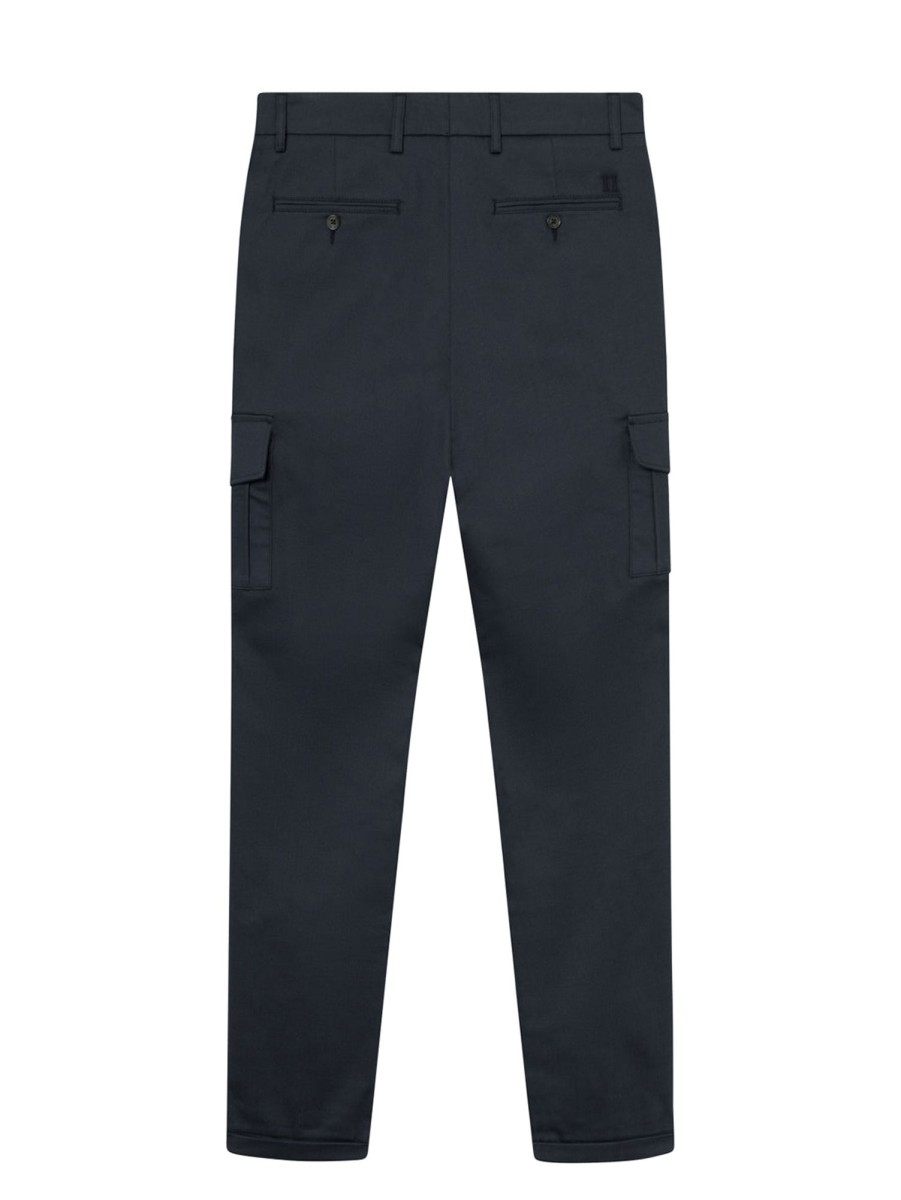 Men LES DEUX Pants | Como Cargo Suit Pant Dark Navy