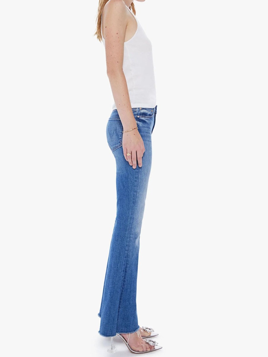 Women Mother Jeans | Weekender Fray Bootcut Jean -A Groovy Kind Of Love Glv