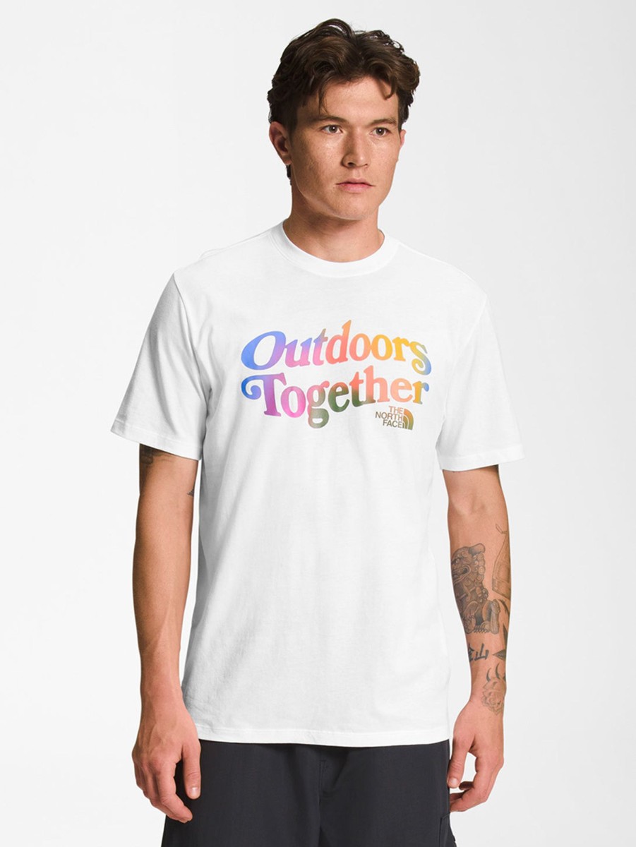 Men The North Face T-Shirts | Pride T-Shirt White