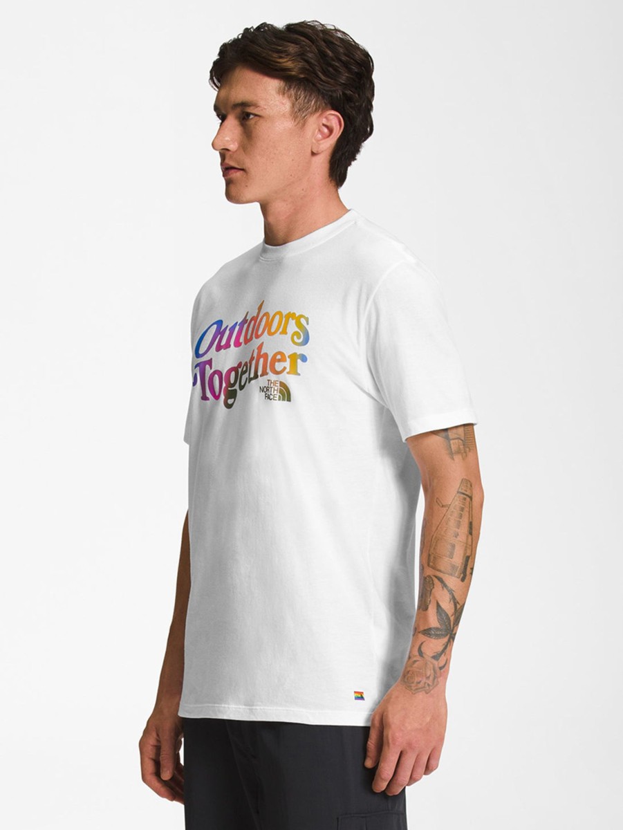 Men The North Face T-Shirts | Pride T-Shirt White