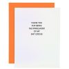 Lifestyle CHEZ GAGNE LETTERPRESS Stationery | Shit Greeting Card Circus