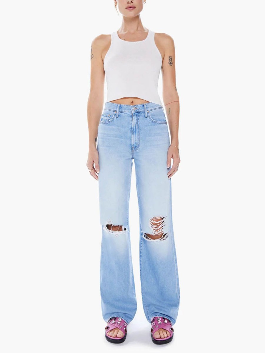 Women Mother Jeans | The Maven Heel Jean - Ripped Off Rpo