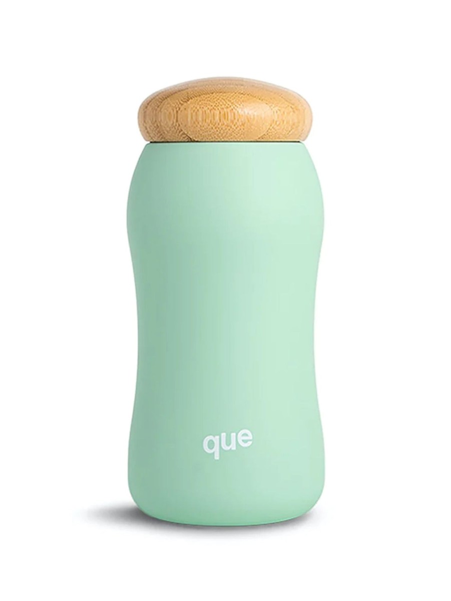 Lifestyle QUE BOTTLE Home | Insulated Bottle 17 Oz - Seafoam Mint Seafm Mint