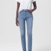 Women AGOLDE Jeans | Riley High Rise Long Straight Jean Cove