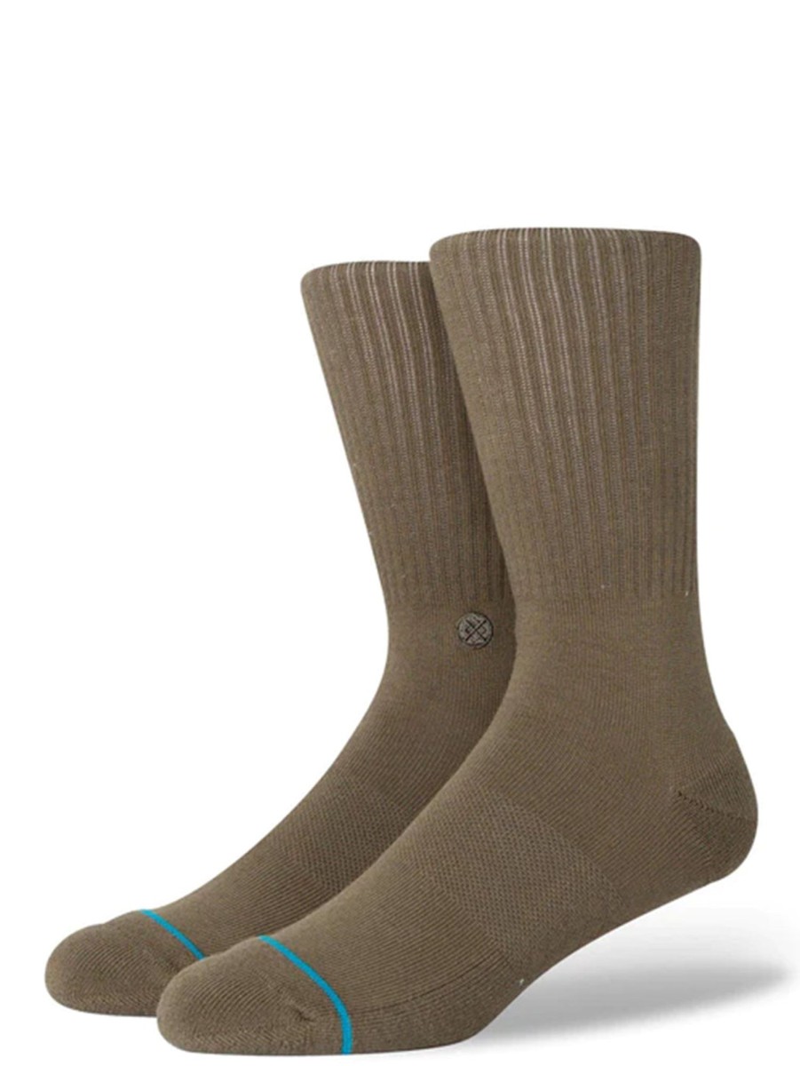 Men Stance Footwear & Socks | Icon Crew Sock Green