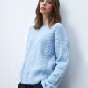 Women LINE Sweaters & Sweatshirts | Dora Cable Sweater Denim