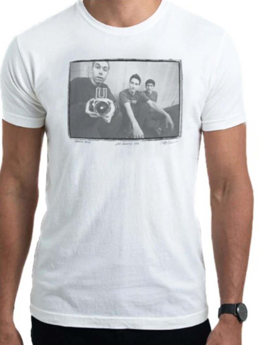 Men CLINCH by GOLDEN GOODS T-Shirts | Beastie Boys Tee - Vintage White V Wht