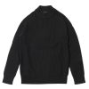 Men Patrick Assaraf Sweaters & Sweatshirts | Merino Ribbed Knit Sweater Black