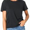 Women PERFECTWHITETEE T-Shirts | Harley Short Sleeve Crew Neck Tee True Black