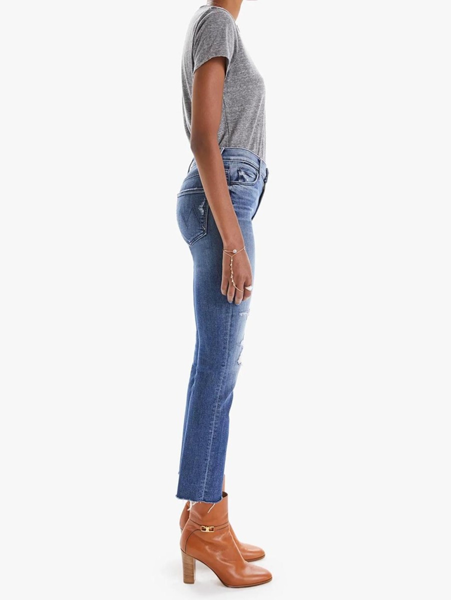 Women Mother Jeans | Mid Rise Dazzler Ankle Jean - Weekend Warrior Wkw