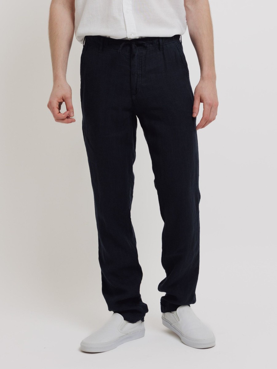 Men Benson Pants | Key West Linen Pant Navy