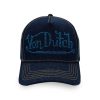 Men VON DUTCH Hats | Stone Trucker Hat Denim