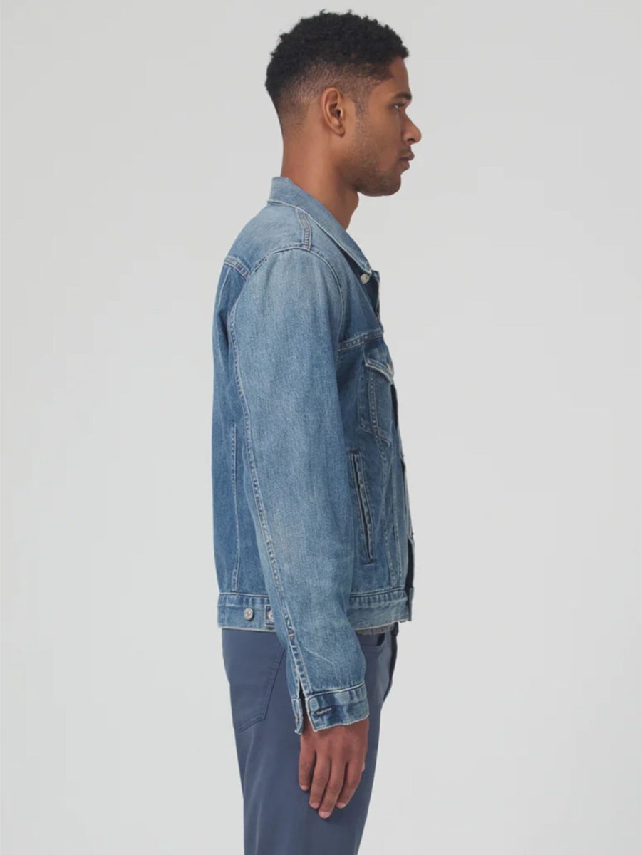 Men Citizens of Humanity Outerwear & Jackets | Classic Denim Jacket Wilkes