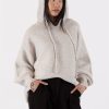 Women LYLA+LUXE Sweaters & Sweatshirts | Charli Hooded Sweater Oat