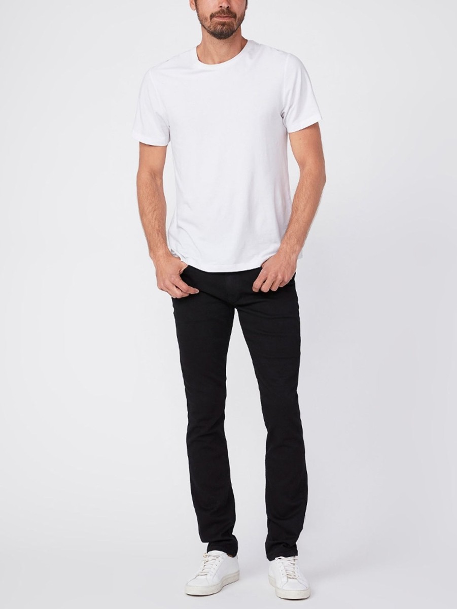 Men Paige Jeans | Lennox Slim Jean Black Shadow